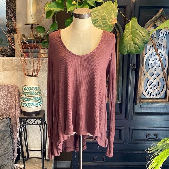 Free People Malibu Thermal - oversized soft comfy & textured - Picture 3 of 14